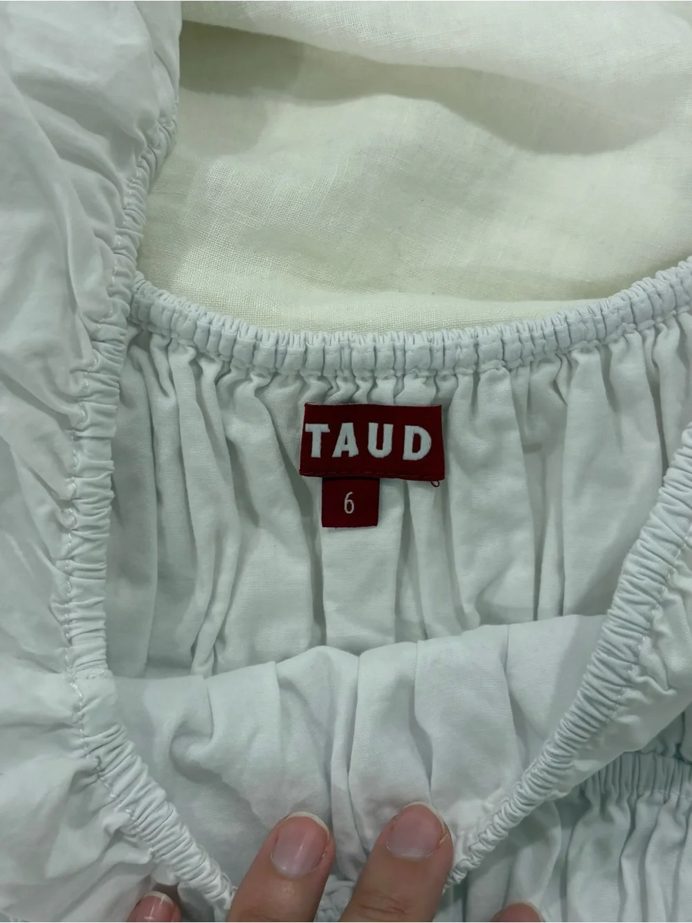 STAUD crisp white